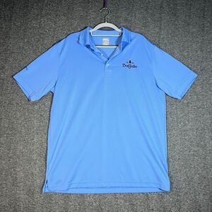 Callaway Don Julio Blue Embroidered Short Sleeve Opti-Dri Stretch Golf Polo Sz L